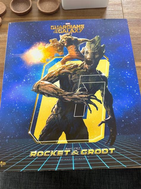Rocket And Groot Hot Toys Guardians Of The Galaxy Hobbies Toys Toys Games On Carousell