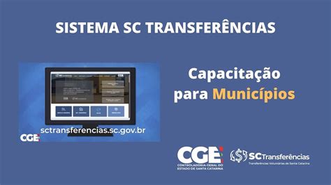 SC Transferências Capacitação Municípios YouTube