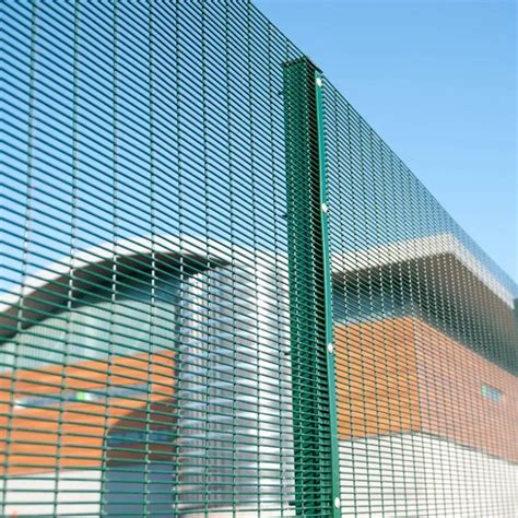 Clear View 358 Security Anti Climb Fence Mesh Fence For Airport Railway