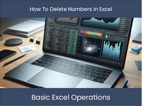 how to delete numbers in excel