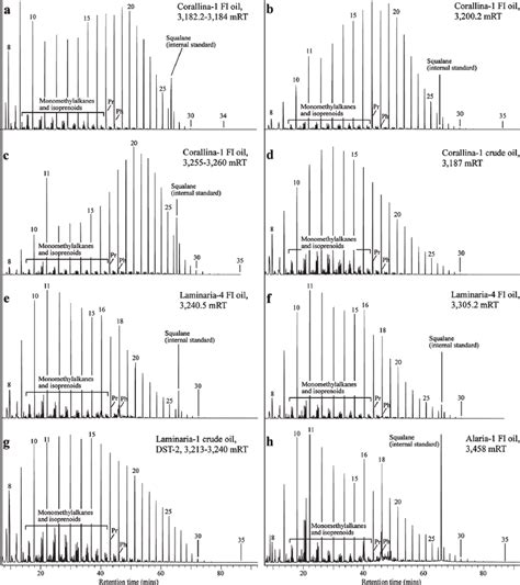 M Z 85 Mass Chromatograms Showing The Distribution Of N And I