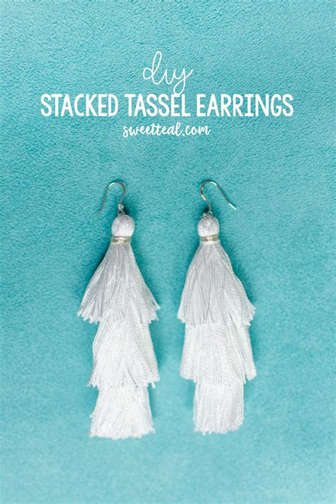 Diy Stacked Tassel Earrings Artofit