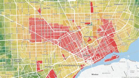 Detroit, MI Murder Crime Rates and Maps | CrimeGrade.org