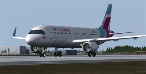 Fs Fsx Eurowings Yes To Europe Airbus A Fictonal A Neo