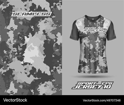 Seamless for sublimation printing jersey design Vector Image