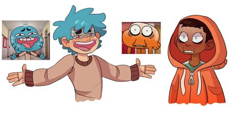 Gumball And Darwin Fan Art Human