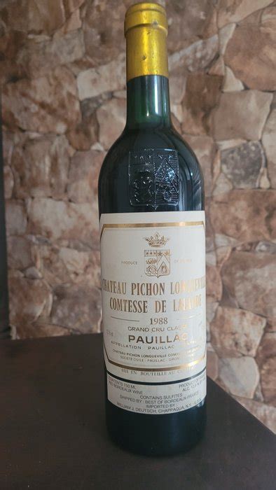 1988 Chateau Pichon Longueville Comtesse de Lalande Pauillac 2ème