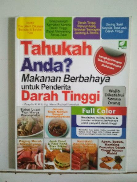 Jual Original TAHUKAH ANDA MAKANAN BERBAHAYA UNTUK PENDERITA DARAH