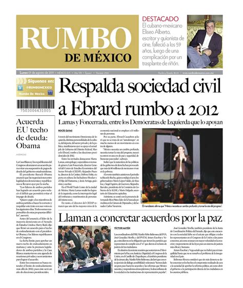 Noticias Guerrer s SME Titulares de Periódicos 1 08 2011