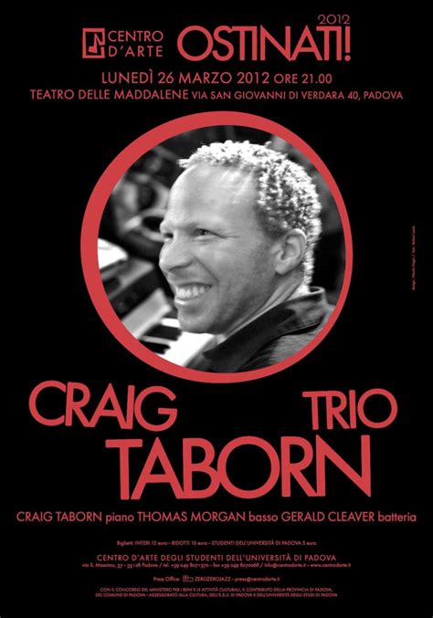 Craig Taborn Trio Centro D Arte Dell Universit Di Padova