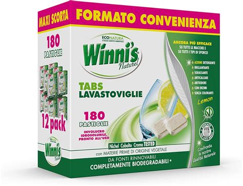 Winni S Pastiglie Per Lavastoviglie Tabs Detersivo Multiazione