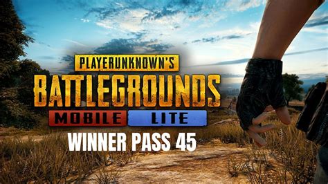 PUBG Mobile Lite Winner Pass 45 Revealed Price Main Rewards And More