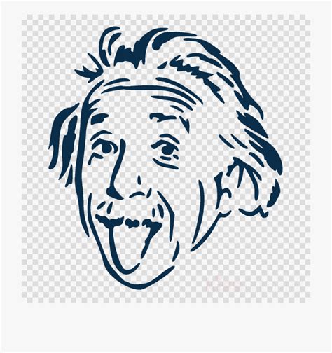 Albert Einstein Black And White Clip Art