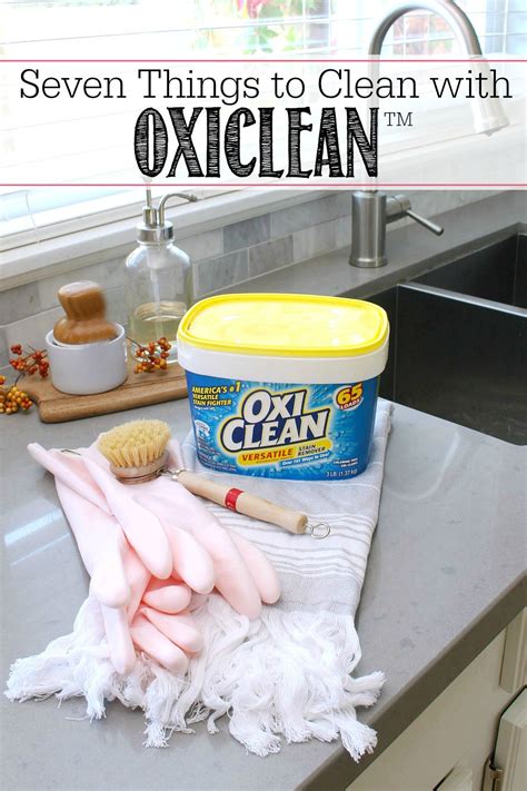 Things To Clean With Oxiclean And Scentsible