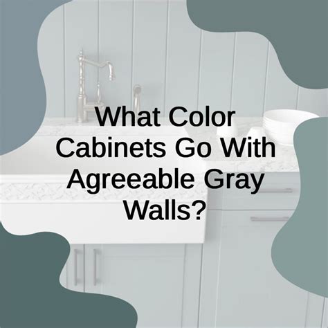 What Color Cabinets Go With Agreeable Gray Walls In 2023 Painted