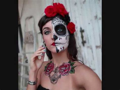 Mexican Skull Make Up Tattoo V A YouTube