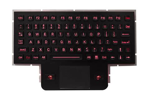 Rugged Ip Dynamic Backlit Usb Stainless Steel Industrial Keyboard