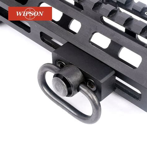 Wipson Tactical Keymod Qd Sling Swivel Adapter For Keymod Handguard