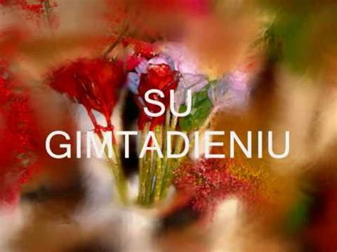 Gimtadienio Sveikinimai