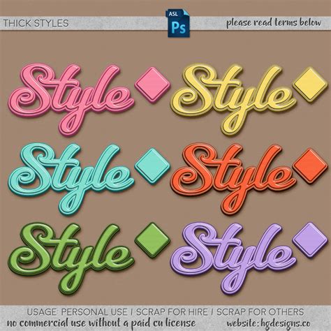 freebie: photoshop styles – HG Designs