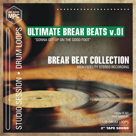 "Ultimate Break Beats" v.01 (135 Drum Loops) | Digital Download | Big ...