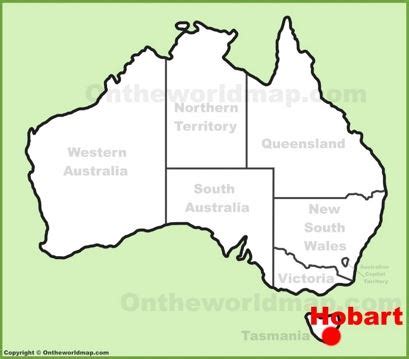 Hobart Map | Tasmania, Australia | Detailed Maps of Hobart