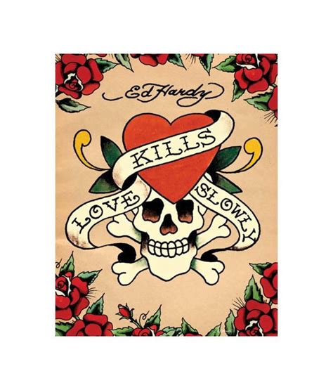 Ed Hardy (Love Kills Slowly) - Mini Poster: Buy Ed Hardy (Love Kills ...