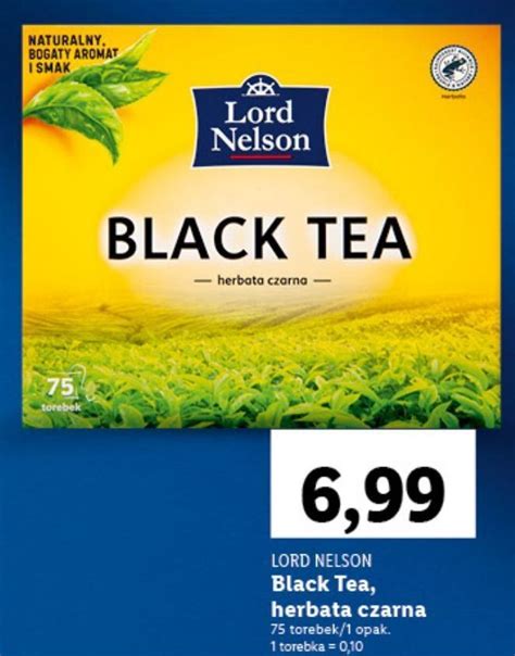 Promocja Herbata Czarna Lord Nelson W Lidl