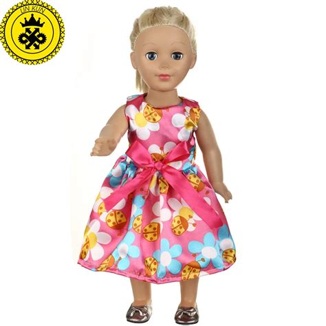 Aliexpress.com : Buy American Girl Doll Clothes 10 Colors Princess Dress Doll Clothes for 18 ...