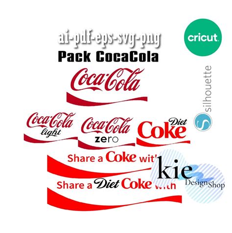 Coca Cola Pack Svg Pdf Eps Png Dxf Ai Etsy