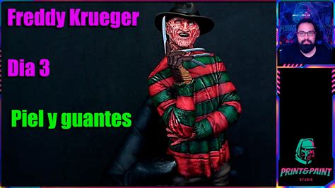 Pintando Freddy Krueger Dia Piel Y Guantes Youtube