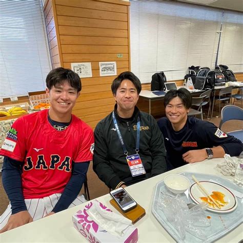 阪神タイガースさんのインスタグラム写真 阪神タイガースinstagram「【侍ジャパン🇯🇵】中野拓夢 選手、湯浅京己 選手も、宮崎