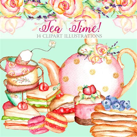 High Tea Clip Art