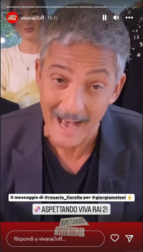 Fiorello Fa Una Proposta Alla Meloni La Posizione Dello Showman