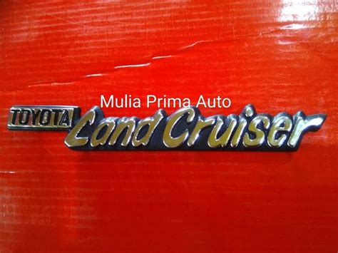 Jual Emblem Logo Tulisan Toyota Land Cruiser Harga Satuan Di Lapak