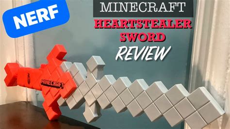 Nerf Minecraft Heartstealer Sword Blaster Full Review Its A Sword