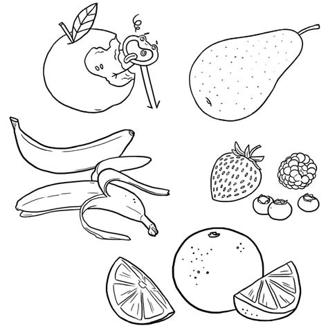 Coloriage Les Fruits Jeux Et Outils Fondation Olo