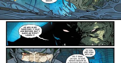 Joker The Man Who Stopped Laughing 9 Preview Joker Vs Killer Croc