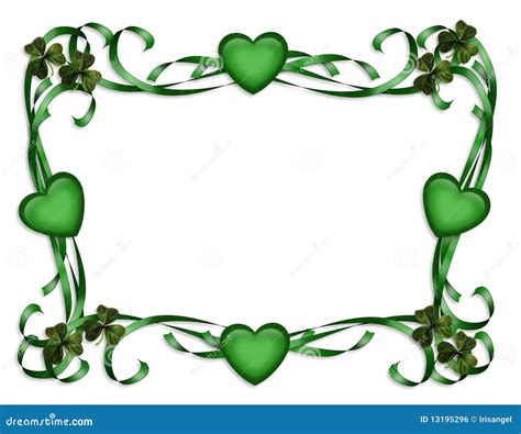 St Patrick S Day Border Stock Illustration Illustration Of Shamrock