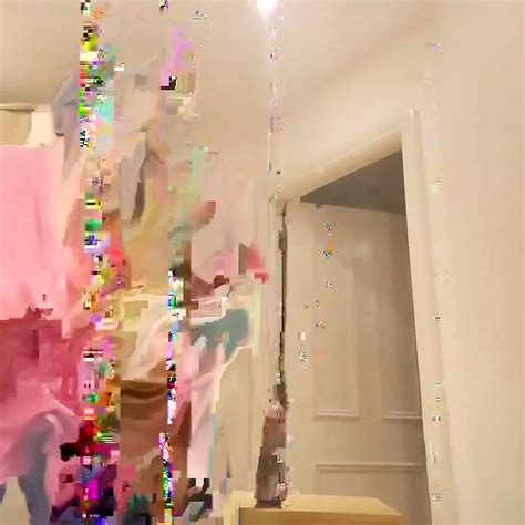 Jess Silk In Hot Pink Satin Robe And Hot Pink Satin Nightie With Long Brown Wig Xhamster