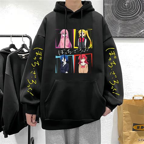 Sudadera con capucha de Anime japonés Bocchi The Rock Hitori Gotoh