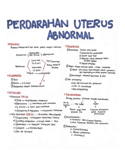 Perdarahan Uterus Abnormal | PDF 