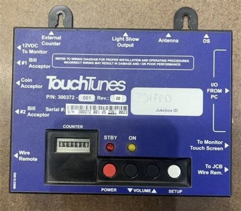 Touchtunes Jcb Pcb Pn 300372 001 Ebay