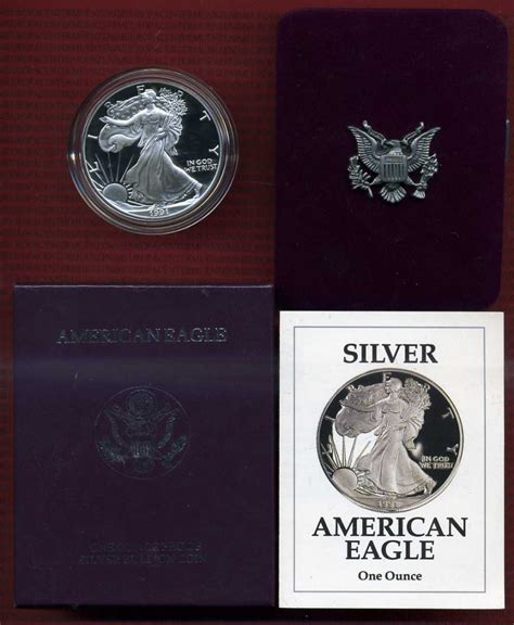 Usa Dollar Silberm Nze Silver Eagle Unze Silber Pp Polierte