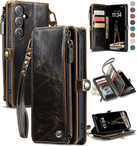 Amazon.com: Defencase for Galaxy S25 Plus/S25+ Case Wallet with RFID