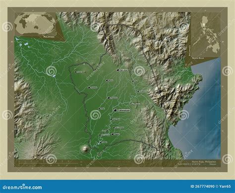 Nueva Ecija Philippines Wiki Labelled Points Of Cities Stock