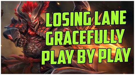 LOSING LANE GRACEFULLY PLAY BY PLAY S11 SMITE RANKED HACHIMAN YouTube