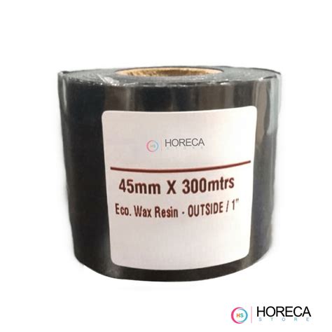 45 X 300 Meters Thermal Transfer Barcode Labels Ribbon Super Premium Wax Pack Of 3 Horeca Store