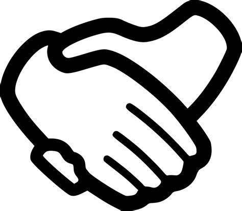 Download Handshake Comments Icon Jabat Tangan Png Full Size Png