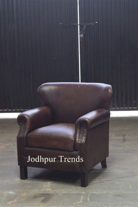 Leather Single Seater Sofa at Best Price in Jodhpur | Jodhpur Trendz